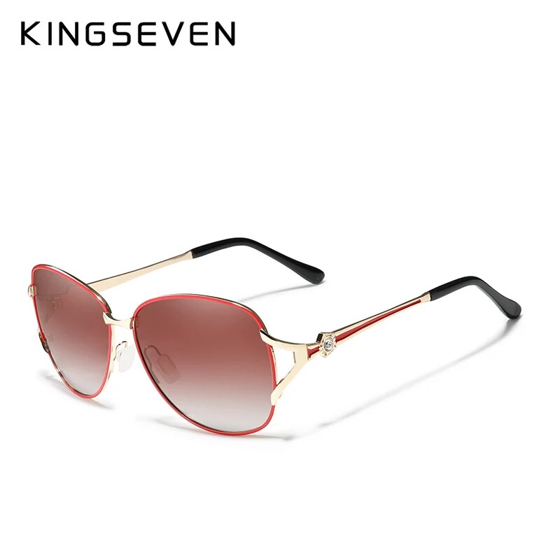 KINGSEVEN Women's Luxury Sunglasses Polarized Lens