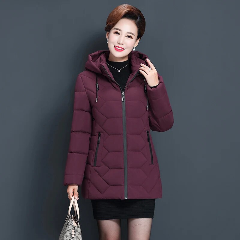 Winter Short Jacket Hooded Cotton Thick Casual Parkas High Quality