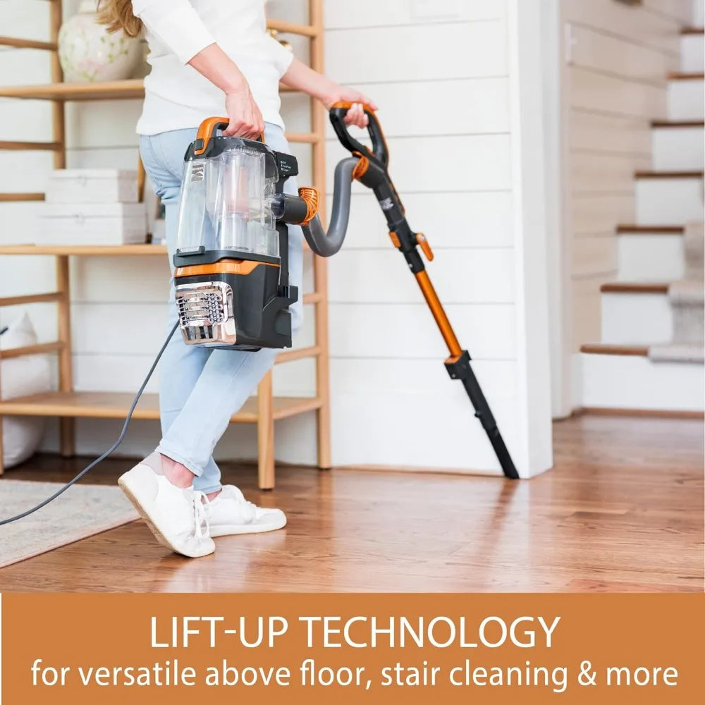 DU4080 Featherlite Lift-Up Bagless Upright Vacuum 2-Motor Power Suction Lightweight with HEPA Filter