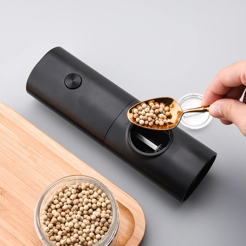 Electric Automatic Mill Pepper  and Salt  Grinder with LED Light Adjustable Coarseness Produced By Manufacturers Spice Grinder