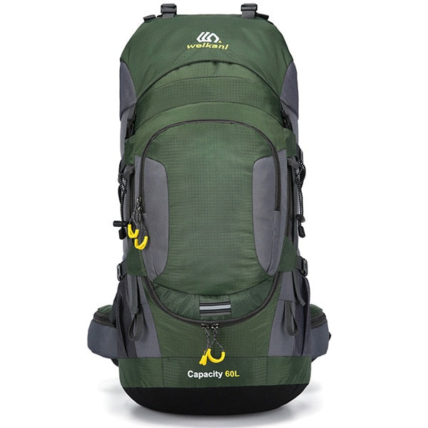 Outdoor backpack camping bag 50/60l men with light reflection waterproof travel backpack man camping hiking bags backpack sports