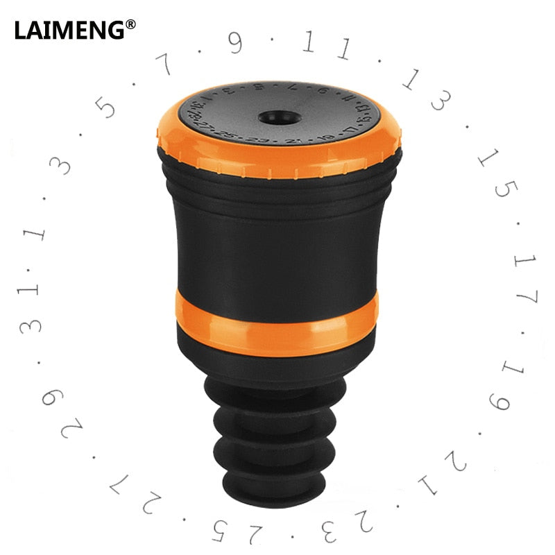LAIMENG Silicone Keeping Wine Freshness Longer Wine Bottle Stopper Working With Any Vacuum Sealer S158