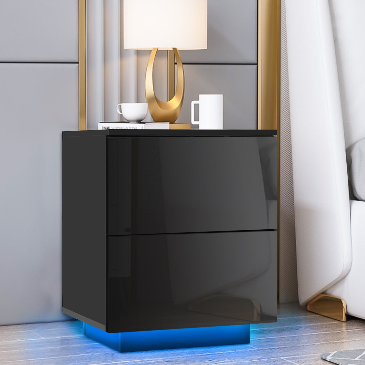 Multifunction RGB LED Nightstands, Home Furniture for Night Lighting